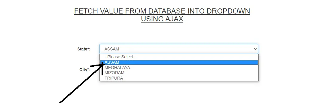 How to Append Data to Dropdownlist Using Jquery Ajax PHP