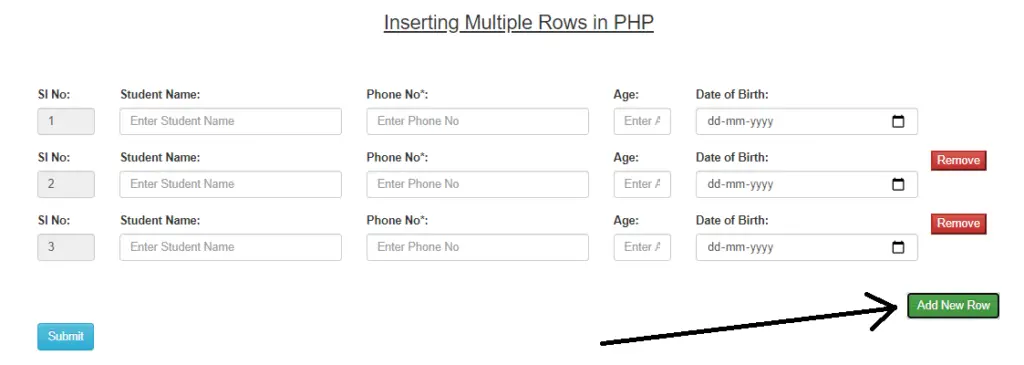 Insert Multiple Rows into MySQL with PHP Using Foreach Arrays