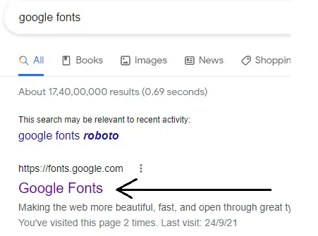 How to use google fonts using HTML and CSS