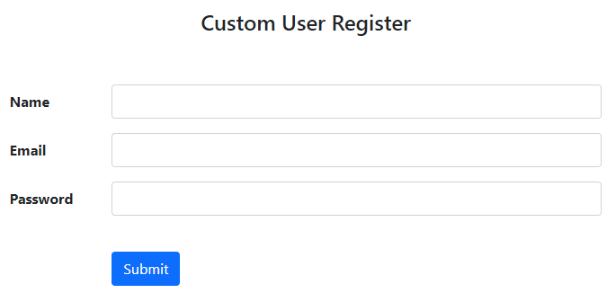 Laravel custom authentication step by step tutorial