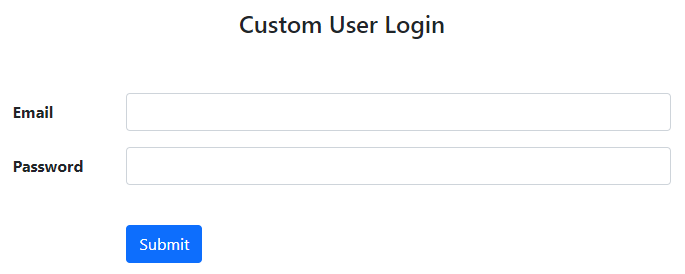 Laravel custom authentication step by step tutorial