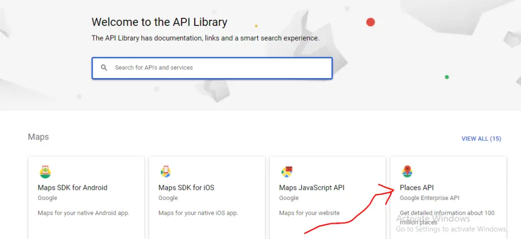 Google places autocomplete example using maps JavaScript API