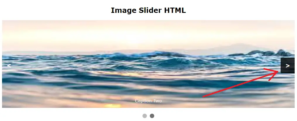 Image Slider HTML with CSS and JavaScript