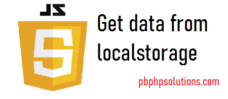 How to get data from localstorage in javascript