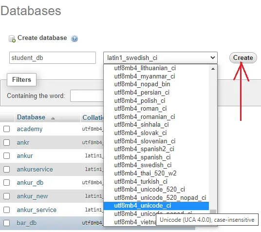 How to display data from database in php