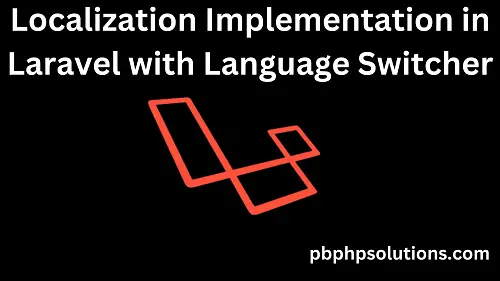 localization implementation in Laravel with language